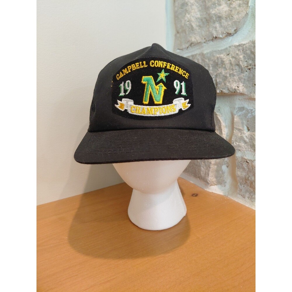 Vintage black 1991 Minnesota North Stars Campbell Conference Champions snapback